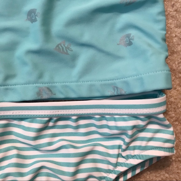 Baby Girl Rash Guard Bathing Suit - Picture 4 of 4